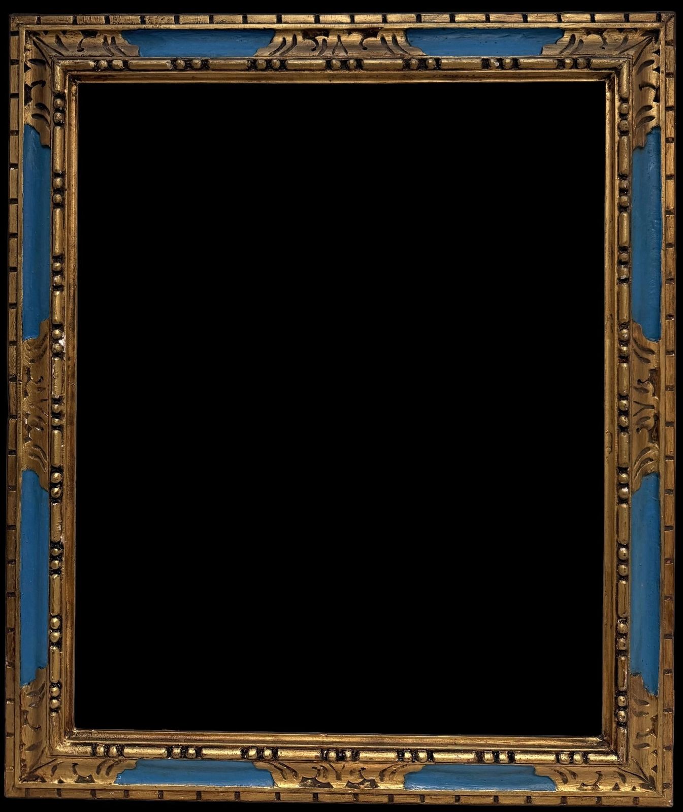 Mid 20th Century French School Mid 20th Century French Rococo Decorative Picture Frame, Carved Wood Mid 20th Century.
