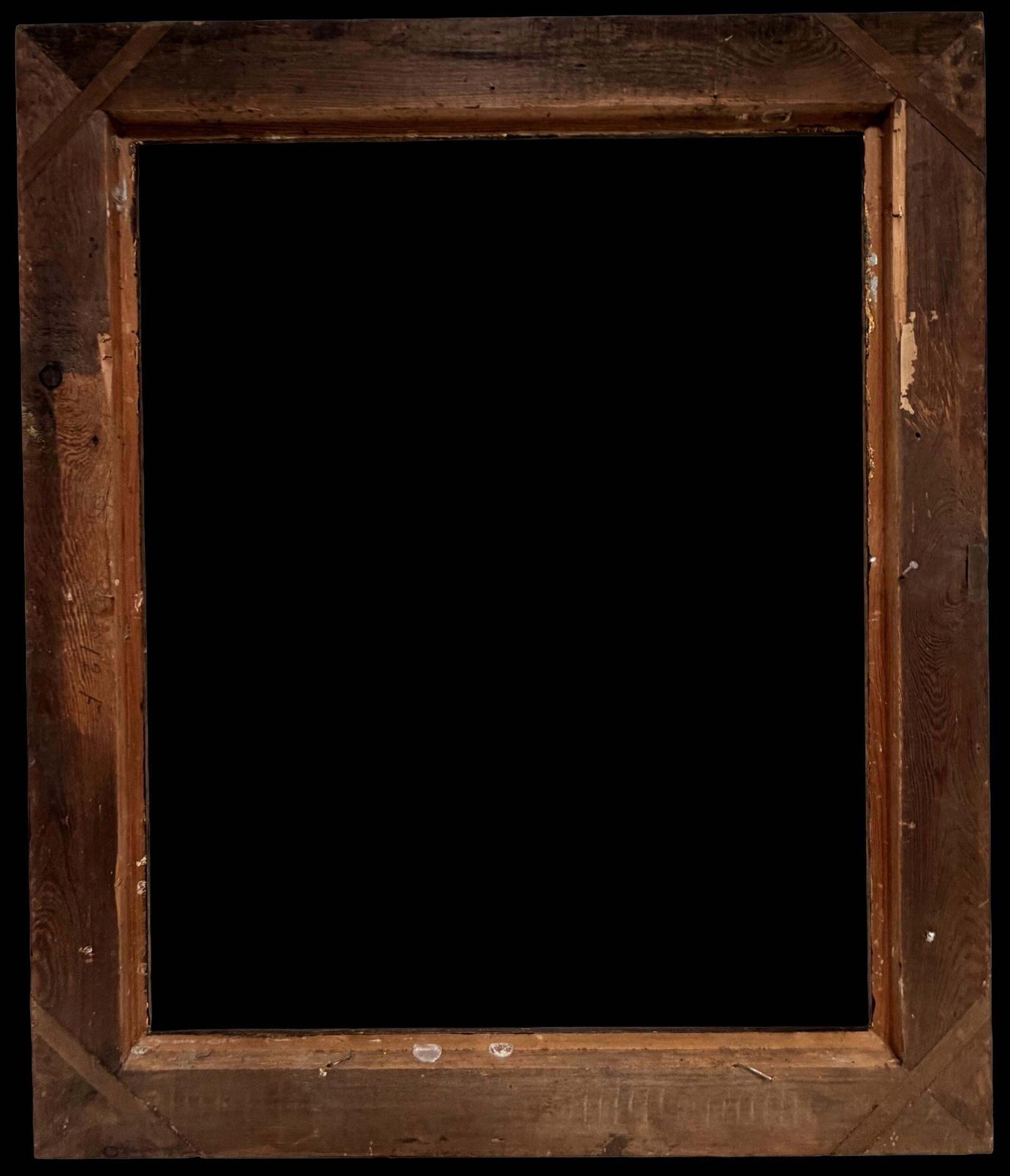 Mid 20th Century French School Mid 20th Century French Rococo Decorative Picture Frame, Carved Wood Mid 20th Century. photo Home Decor