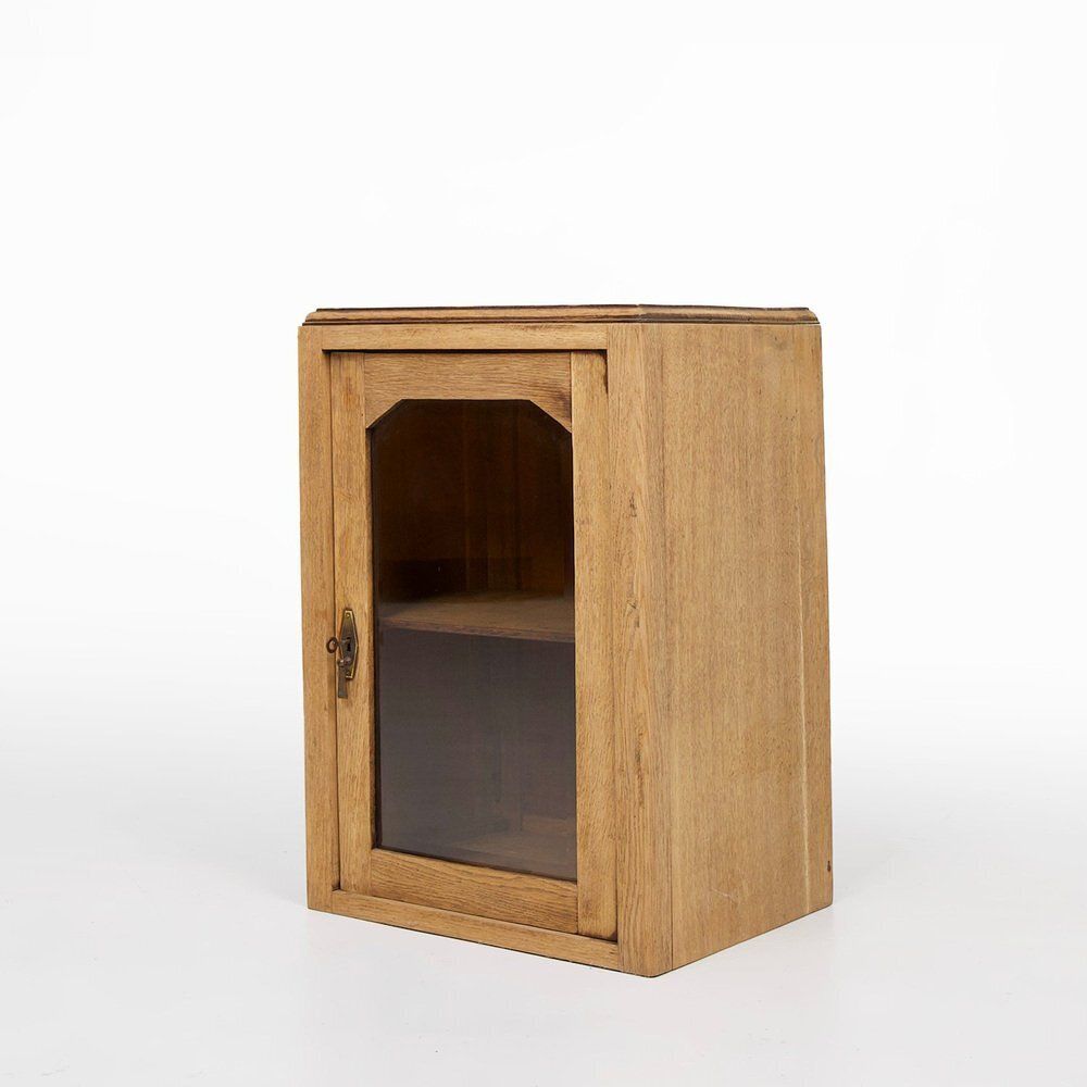Rustic French Table Display Cabinet, 1900s