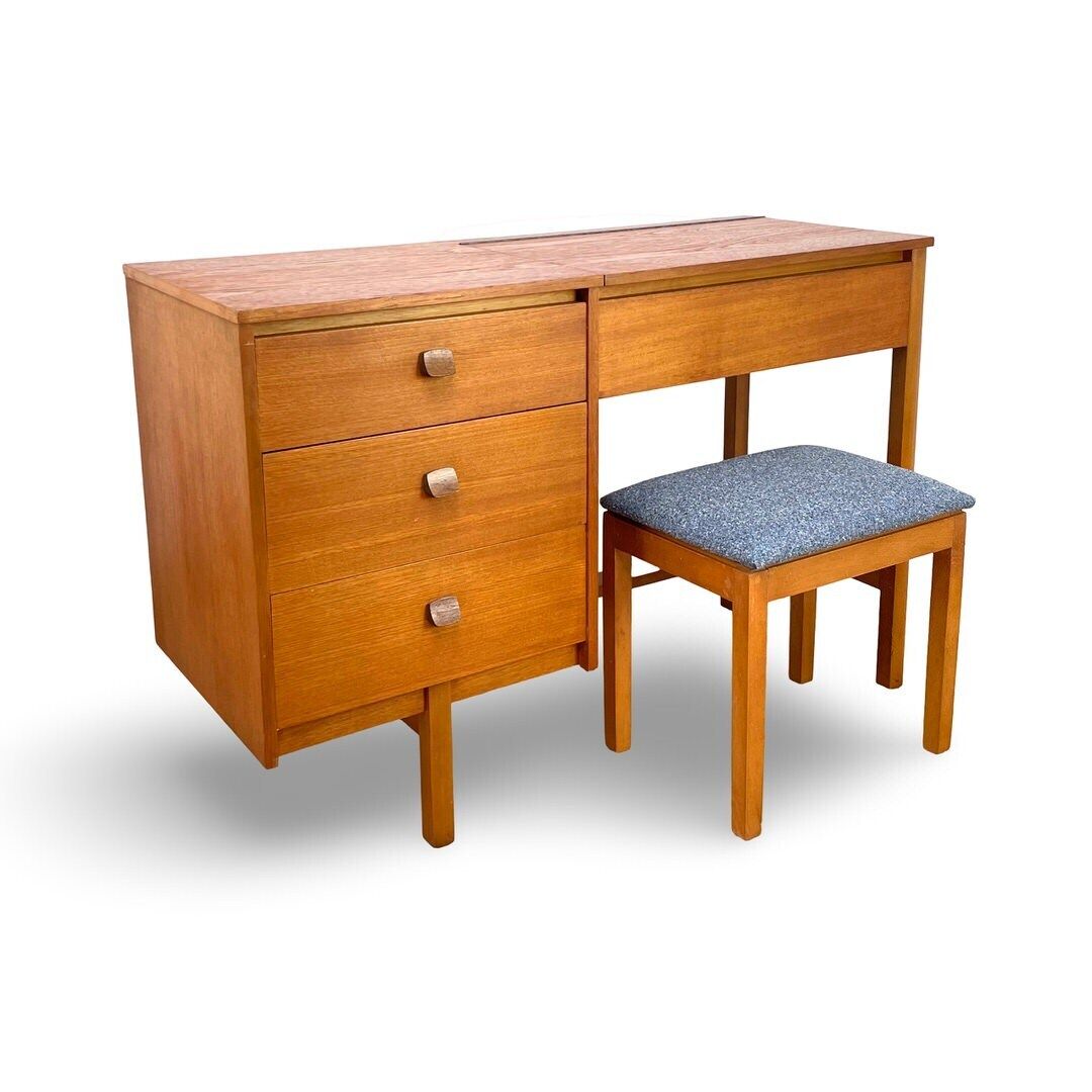 Mid Century Teak Dressing Table By Stag