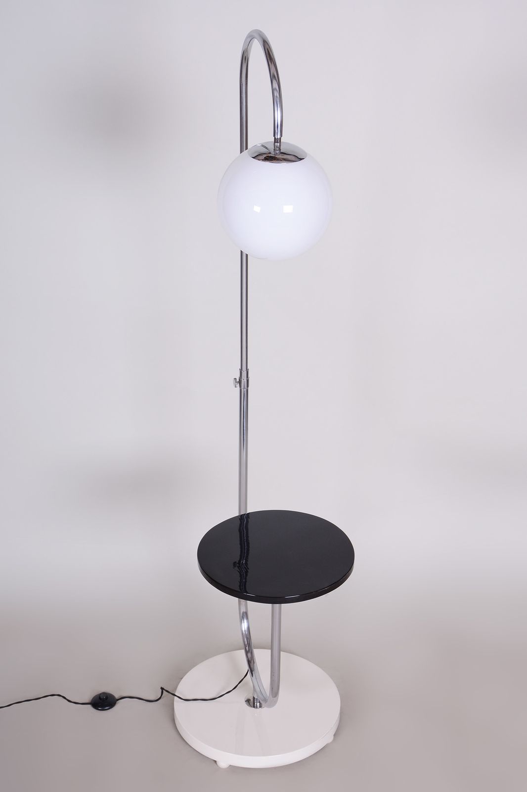 Art Deco Floor Lamp Made ´30s. Designed By Halabala, Made By Up Závody. Restored photo Lighting