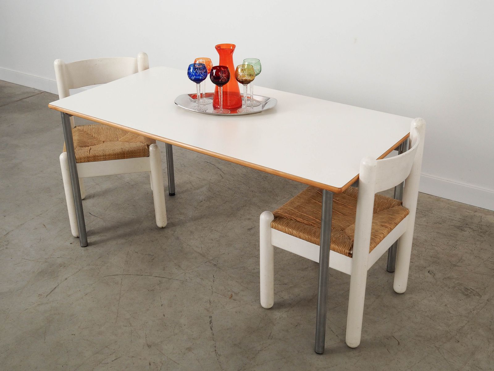 Table stratifiée, design danois, 2000, fabriquée par Randers Møbelfabrik photo 739.0
