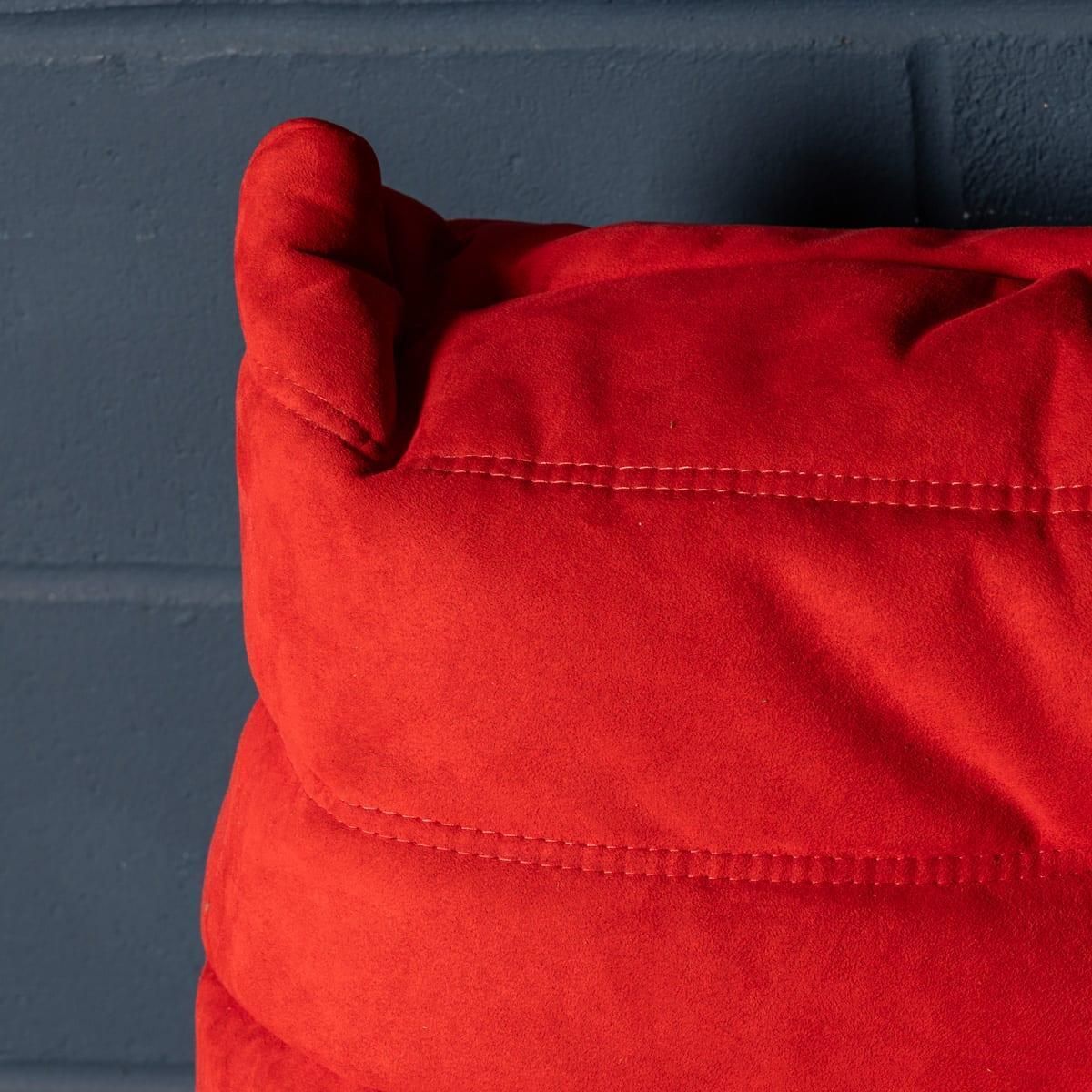 photo for sale A 21st Century Red "Togo" Corner Sofa By Michel Ducaroy For Ligne Roset France