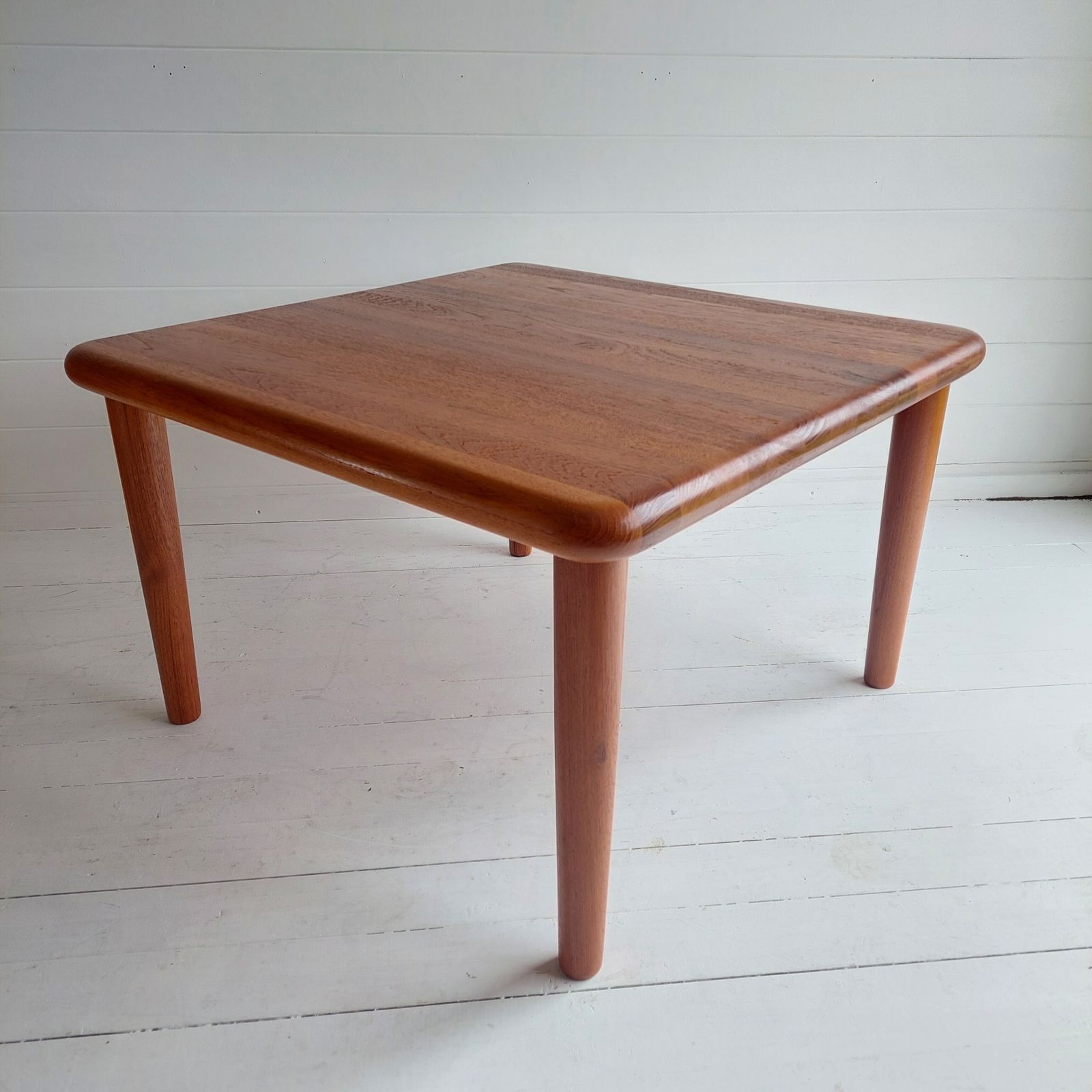 photo vintage Mid Century Danish Solid Teak Coffee Table  Grete Jalk For Glostrup Denmark 60s