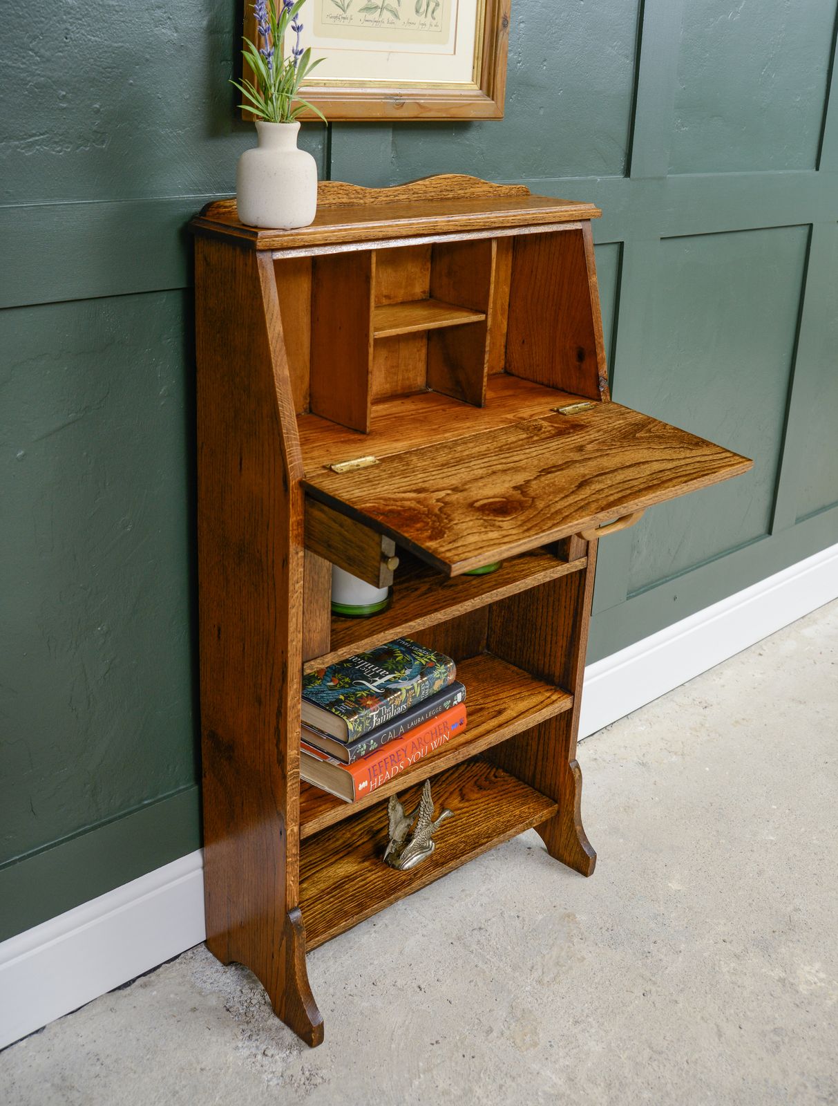 Arts & Crafts Students Bureau Writing Desk   Sku 218 photo vintage
