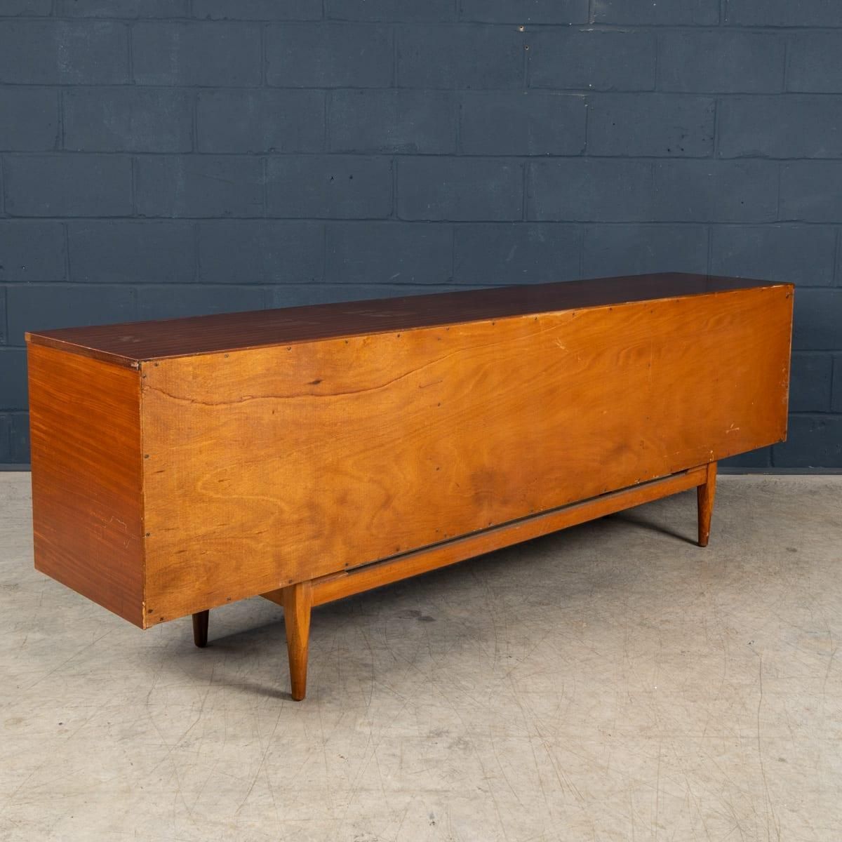 Vintage 20thc English Teak Sideboard By Elliots Of Newbury C.1960 photo vinterior