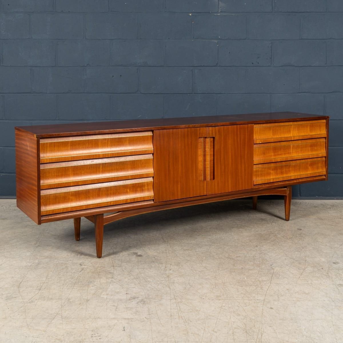 photo furniture Vintage 20thc English Teak Sideboard By Elliots Of Newbury C.1960