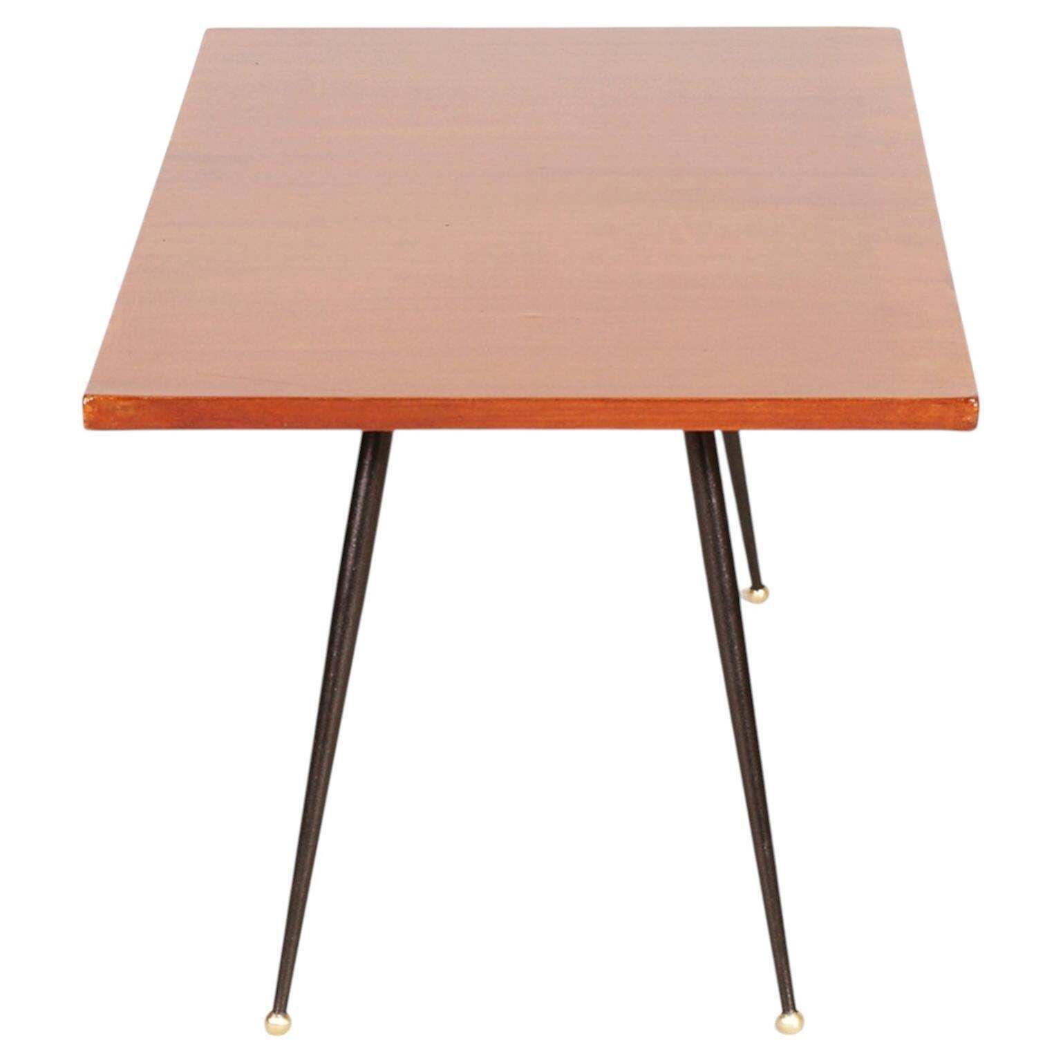Italiaanse Mid-Century Modern salontafel van ISA Bergamo, ca. jaren 1950, toegeschreven aan Gio Ponti photo furniture