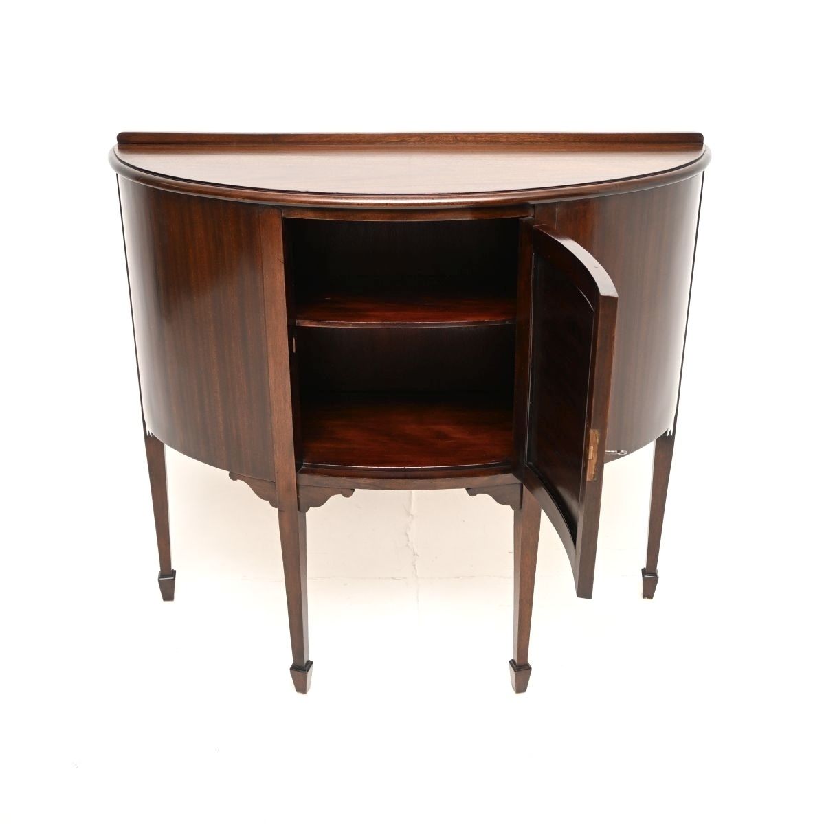 Antique Edwardian Inlaid Mahogany Cabinet. photo Furniture