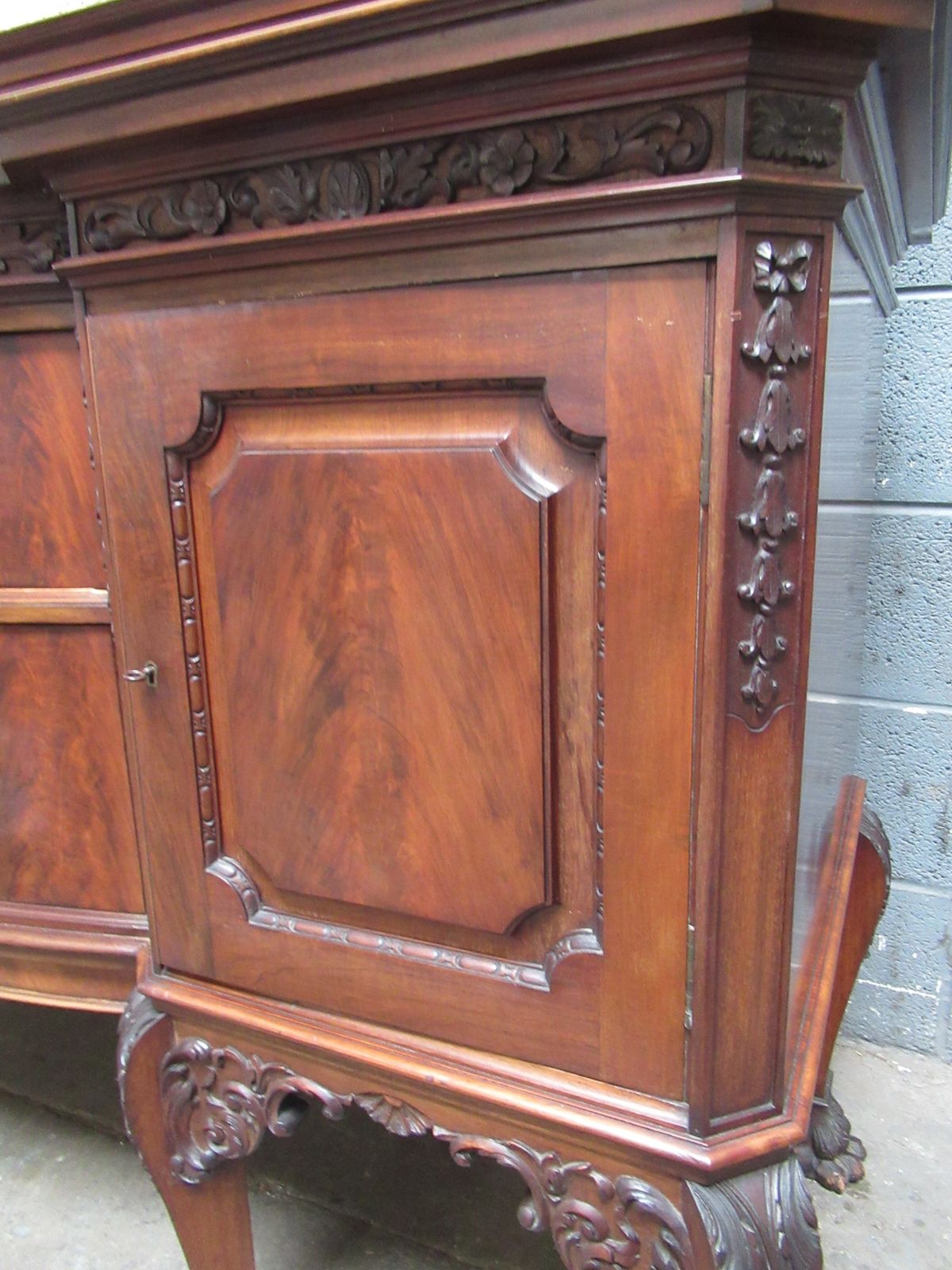 Quality   Edwardian Period   Mahogany    Sideboard photo vintage