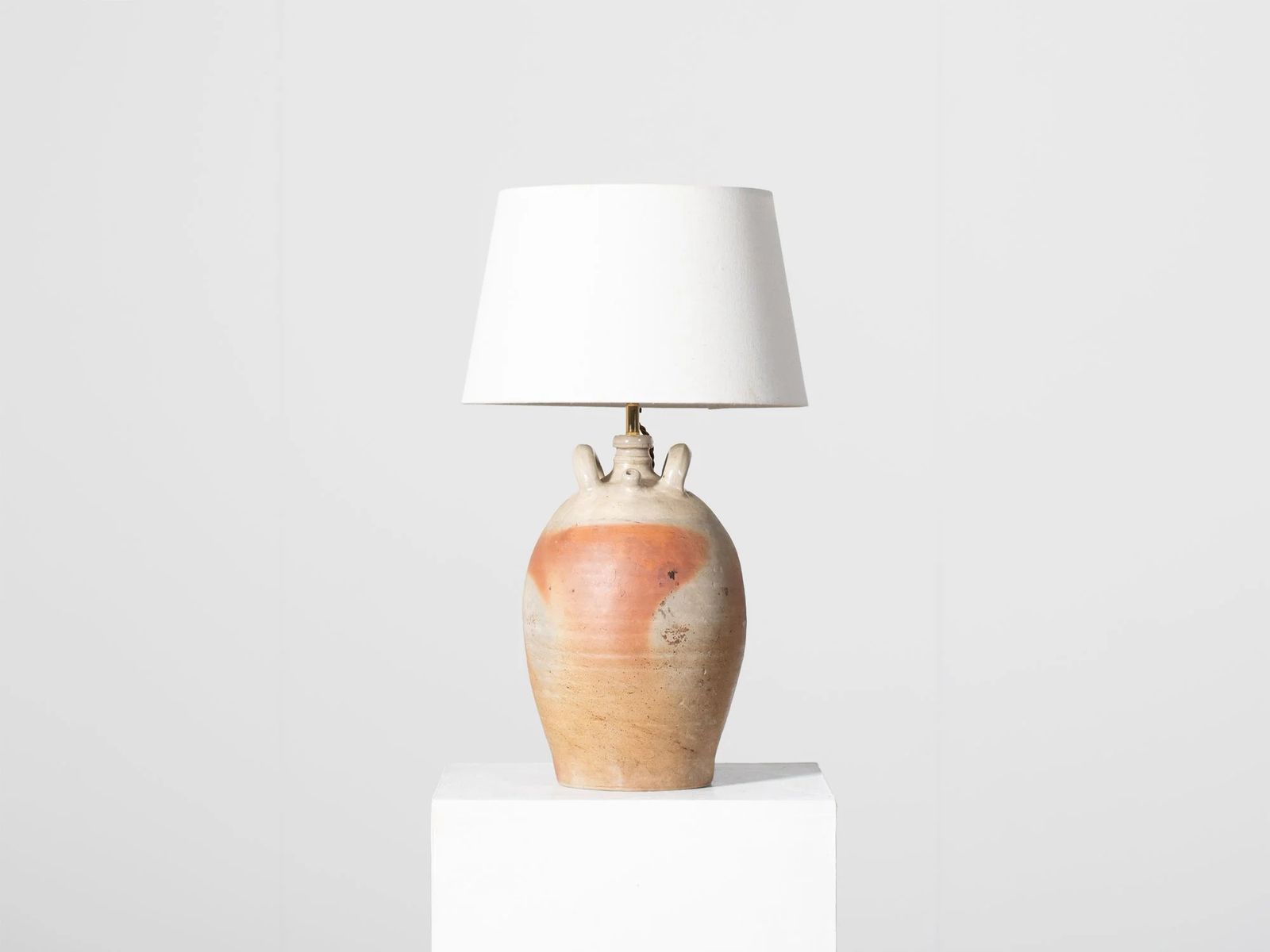 French Oil Jar Table Lamp., 1900s