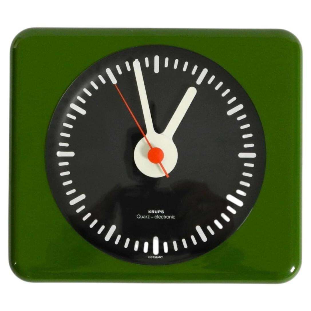 KRUPS Wandklok uit de jaren 1970 in Space Age Design