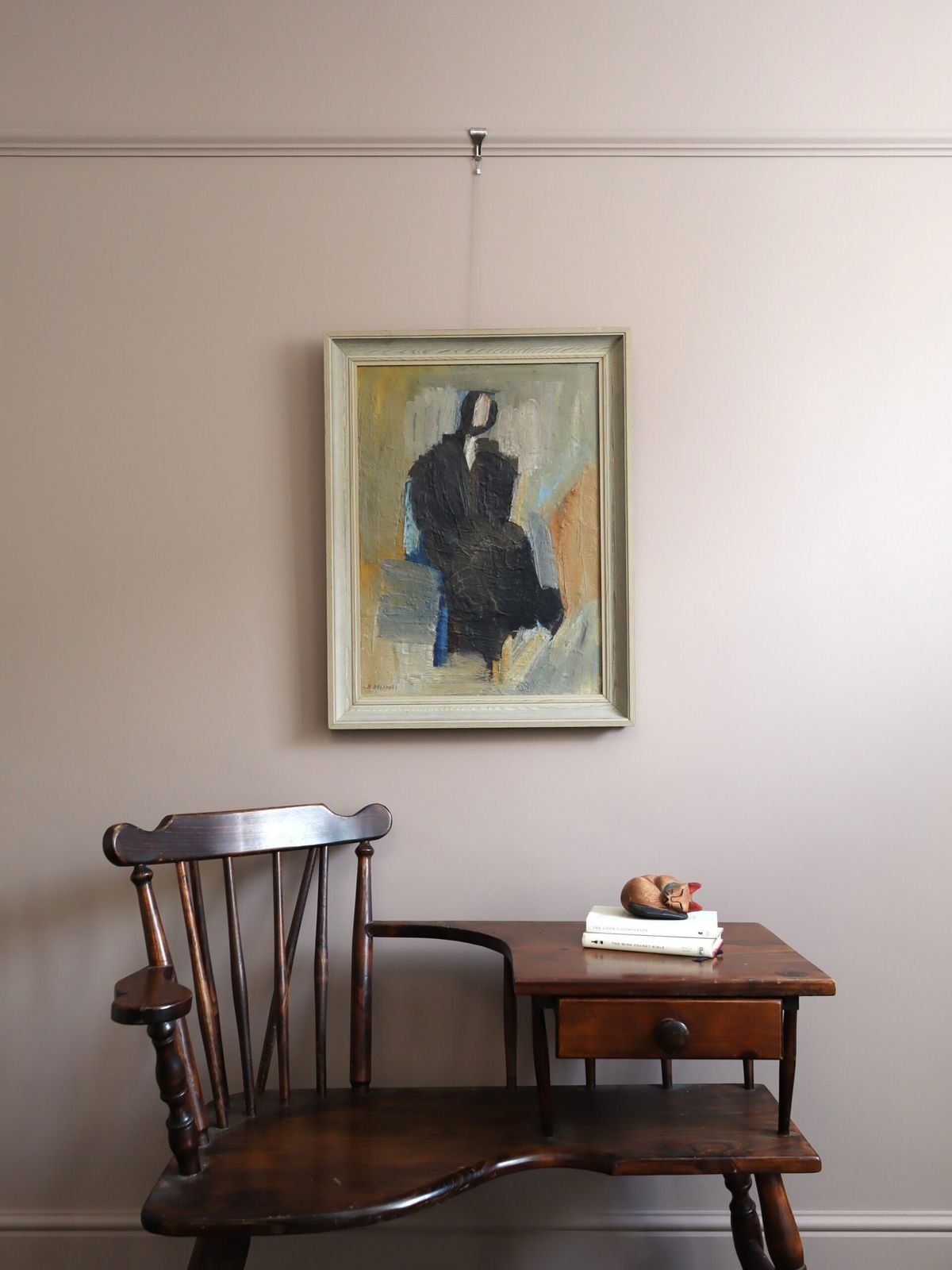 Presence In Shadow. Schilderij., midden 20e eeuw photo furniture
