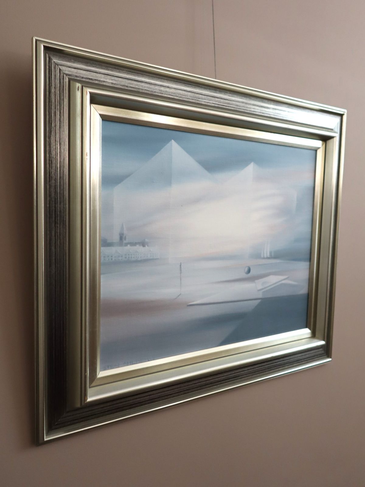 photo furniture Veils Of Light Oil On Canvas., Mid 20th Century