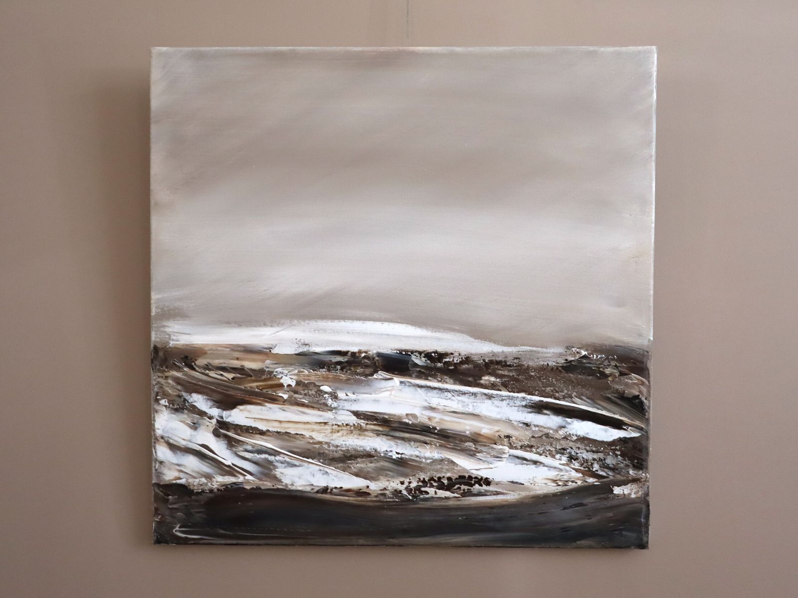 The Last Light Of Day Oil On Canvas.