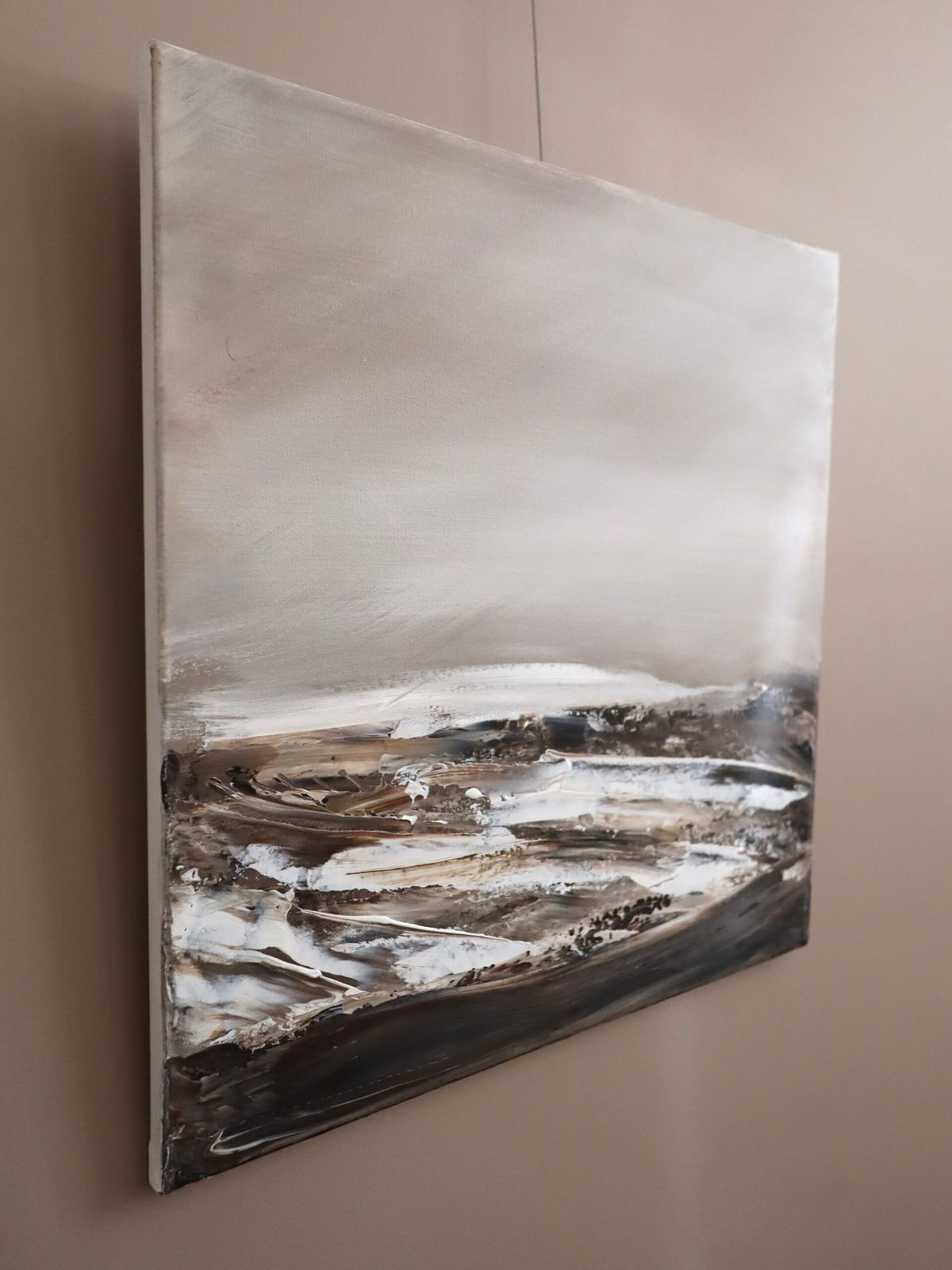 The Last Light Of Day Oil On Canvas. photo for sale