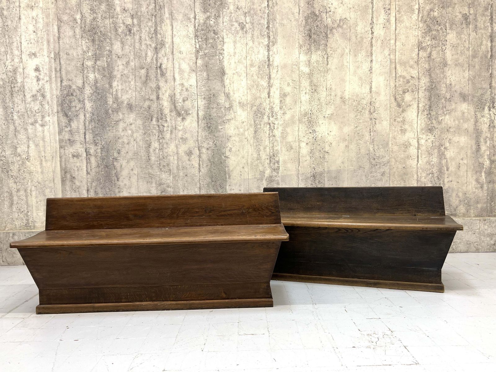 Pair Of Storage Benches Banquette. photo furniture