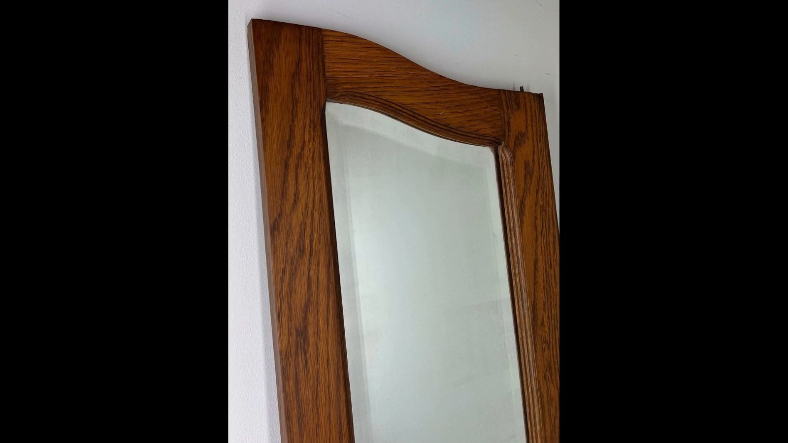 Mirror Antique French Style Oak Wall Mirror Decorative Frame Lot 3117 photo furniture
