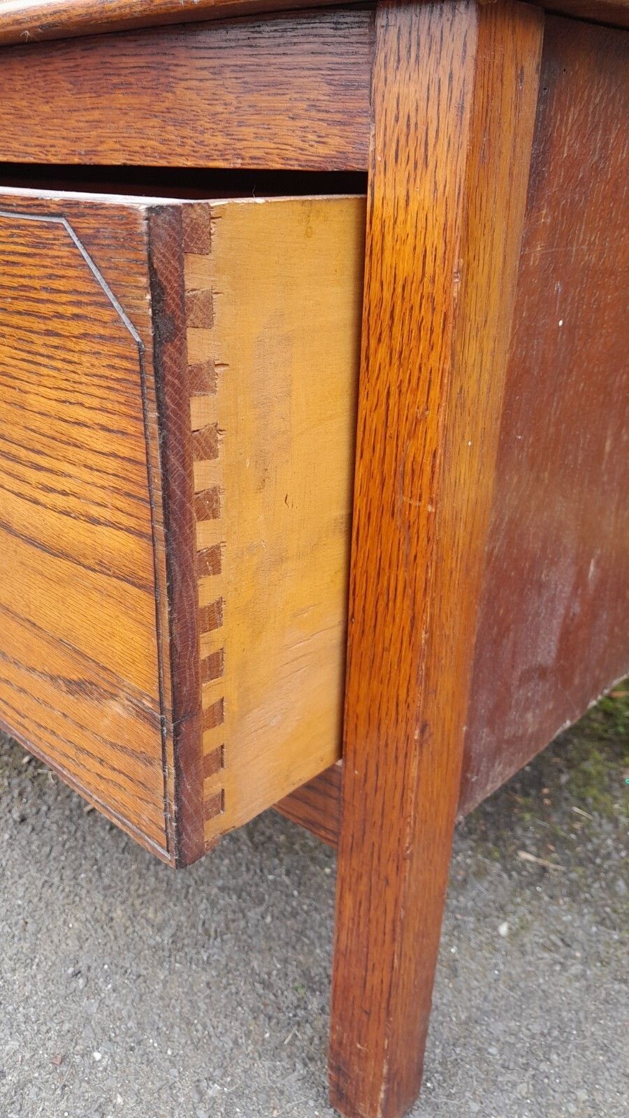 Antique Solid Oak 1940s Freestanding 1 Door Wardrobe With Drawer photo buy