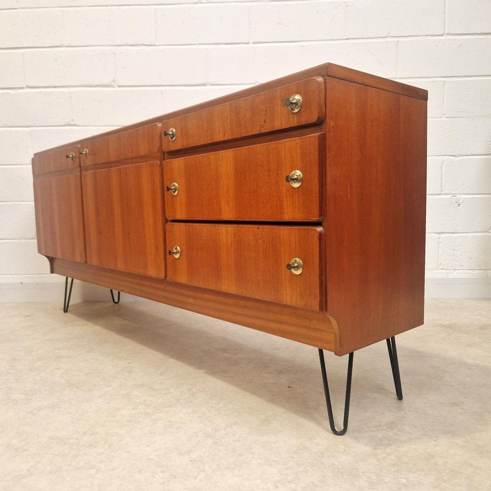 McIntosh Vintage Mid Century Danish Design Medium Teak Retro Sideboard Credenza Pg218 photo for sale
