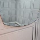 Art Deco Wall Mirror   Vintage Frameless Bevelled Retro Mirror Plate   Bedroom photo 80.0