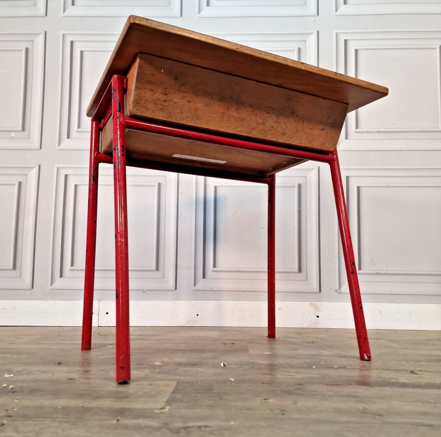 Vintage Childs School Desk   Lift Up Storage Writing Table   Wooden   Retro Mcm photo Furniture