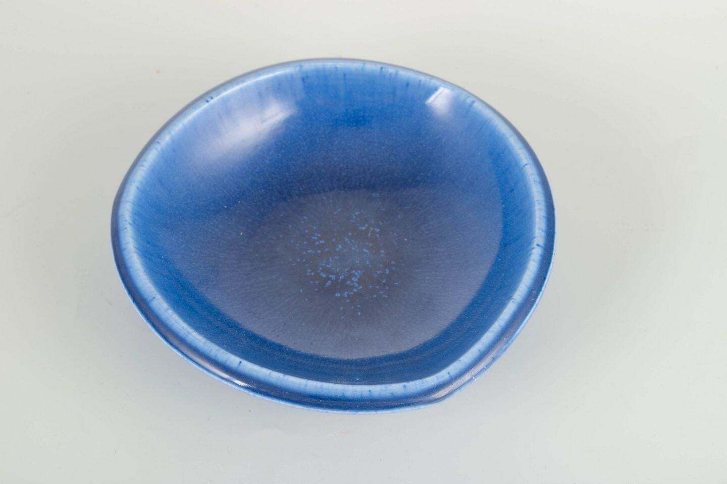 Bol en grès Berndt Friberg pour Gustavsberg, glaçure bleue, années 1960-1970 photo furniture