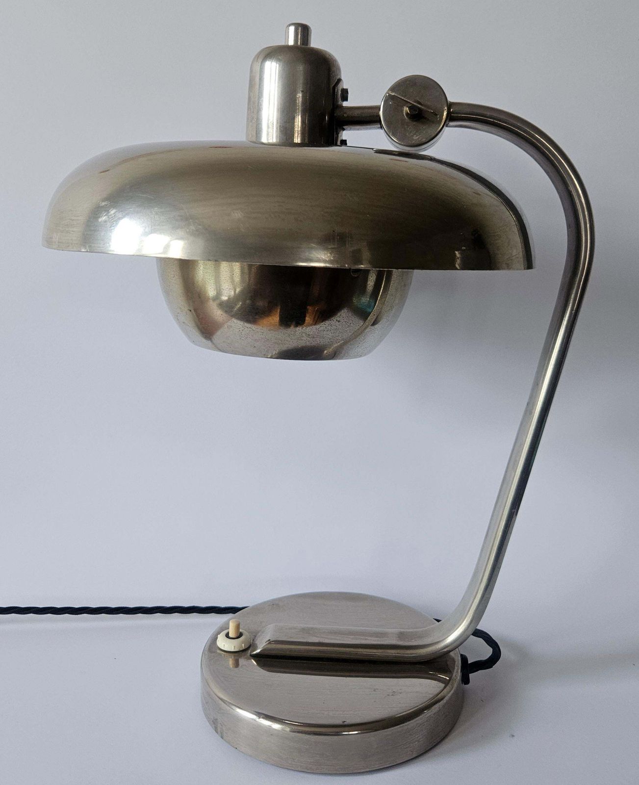 Lampe de table Bauhaus chromée rare, Franta Anyz, fonctionnalisme, Art déco, années 1930 photo buy