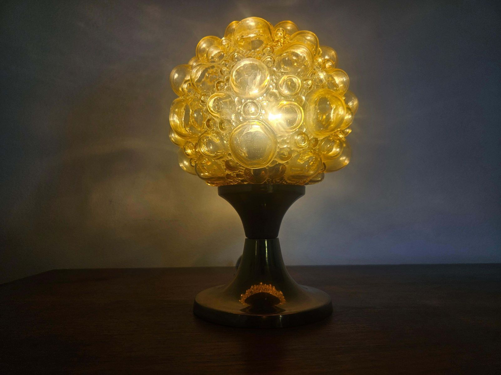 710.0 Rare Midcentury Table Lamp Limburg Designed By Helena Tynell, 1970s photo