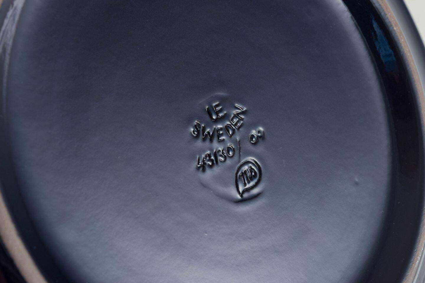 Mari Simmulson For Upsala Ekeby. Large Ceramic Dish With Relief Pattern. 1960s photo Home Decor