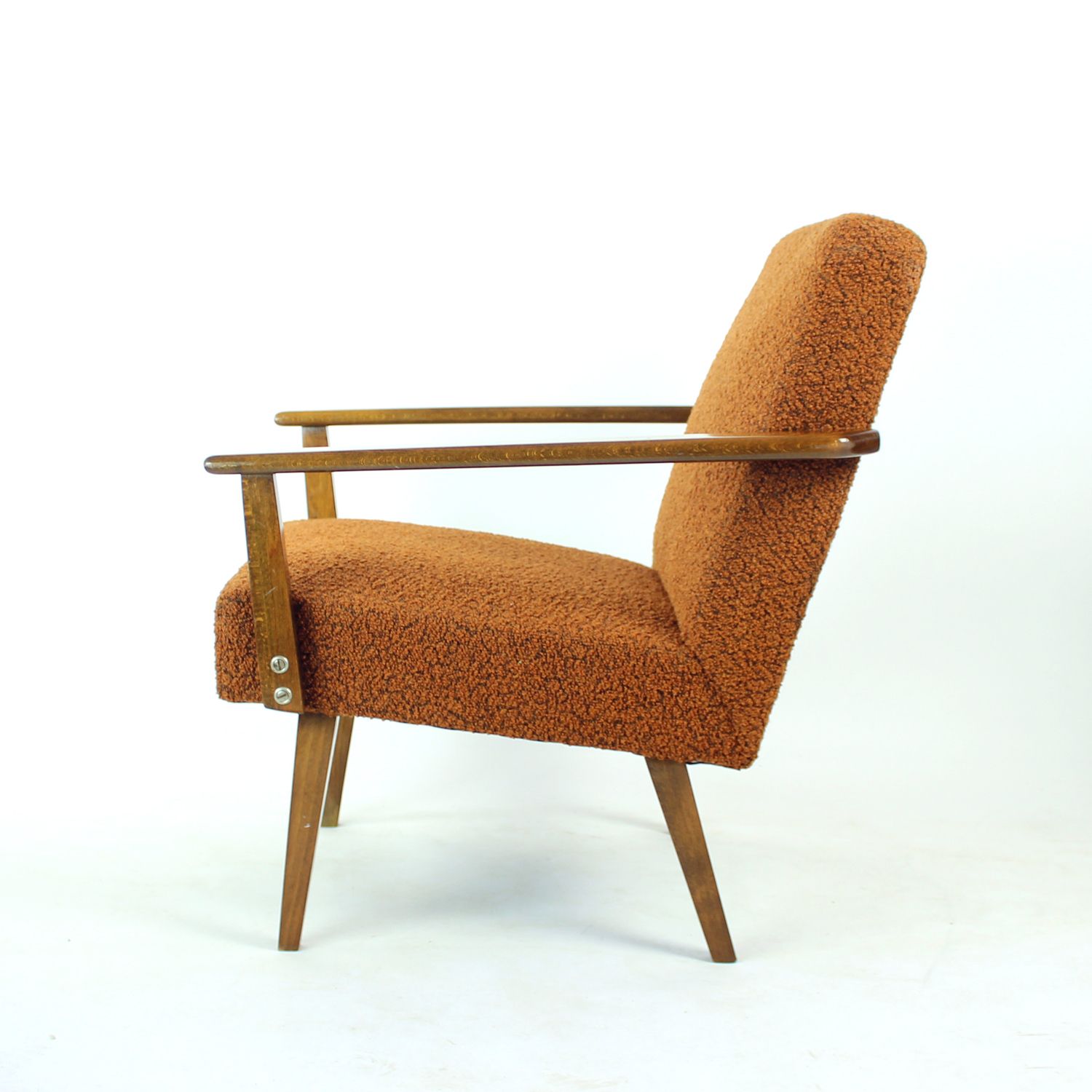 photo buy Pair Of Mid Century Modern Armchairs By Tatra Czechoslovakia, 1960s