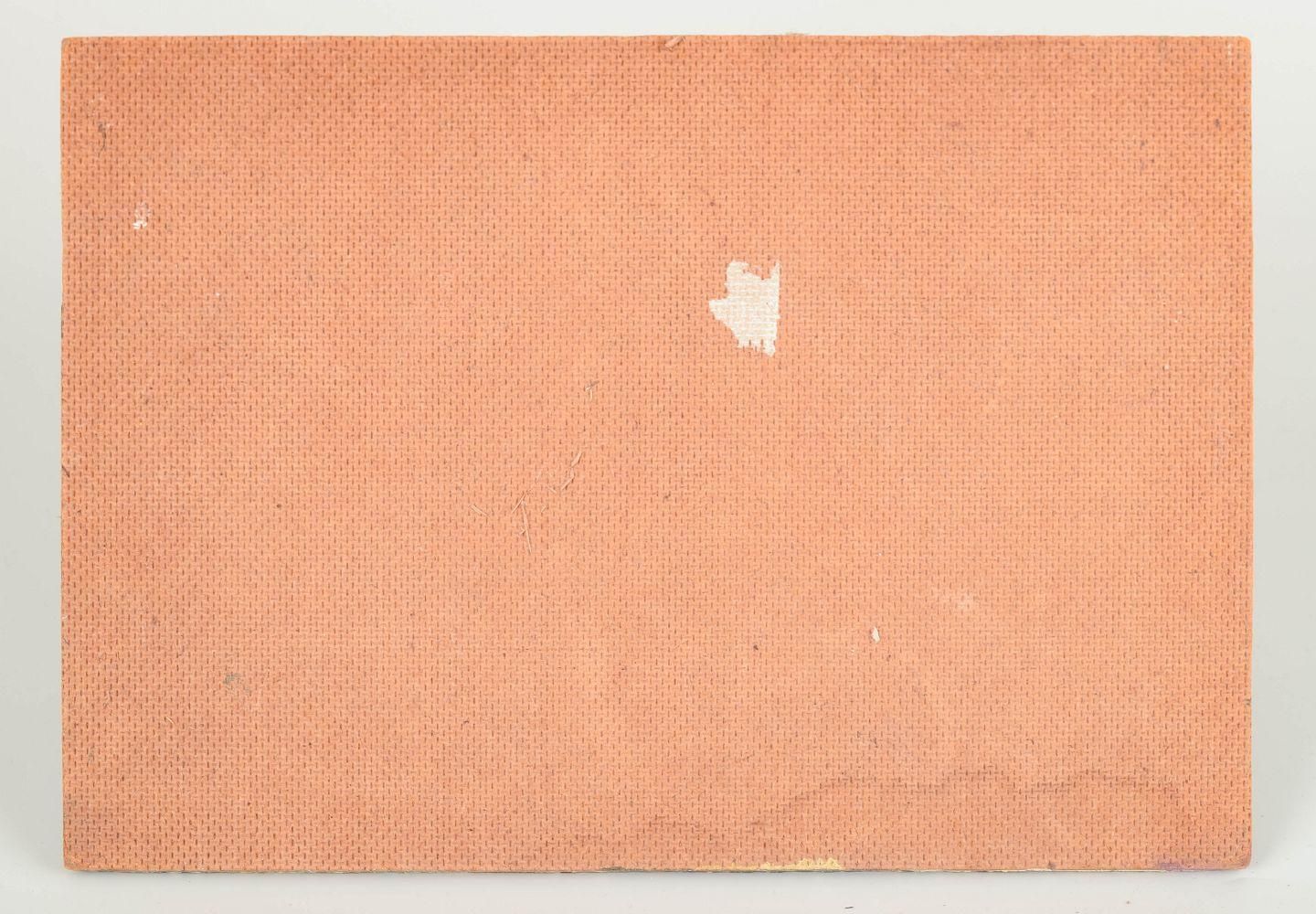 Composition abstraite expressive. Huile sur panneau. Vers les années 1960 photo Art