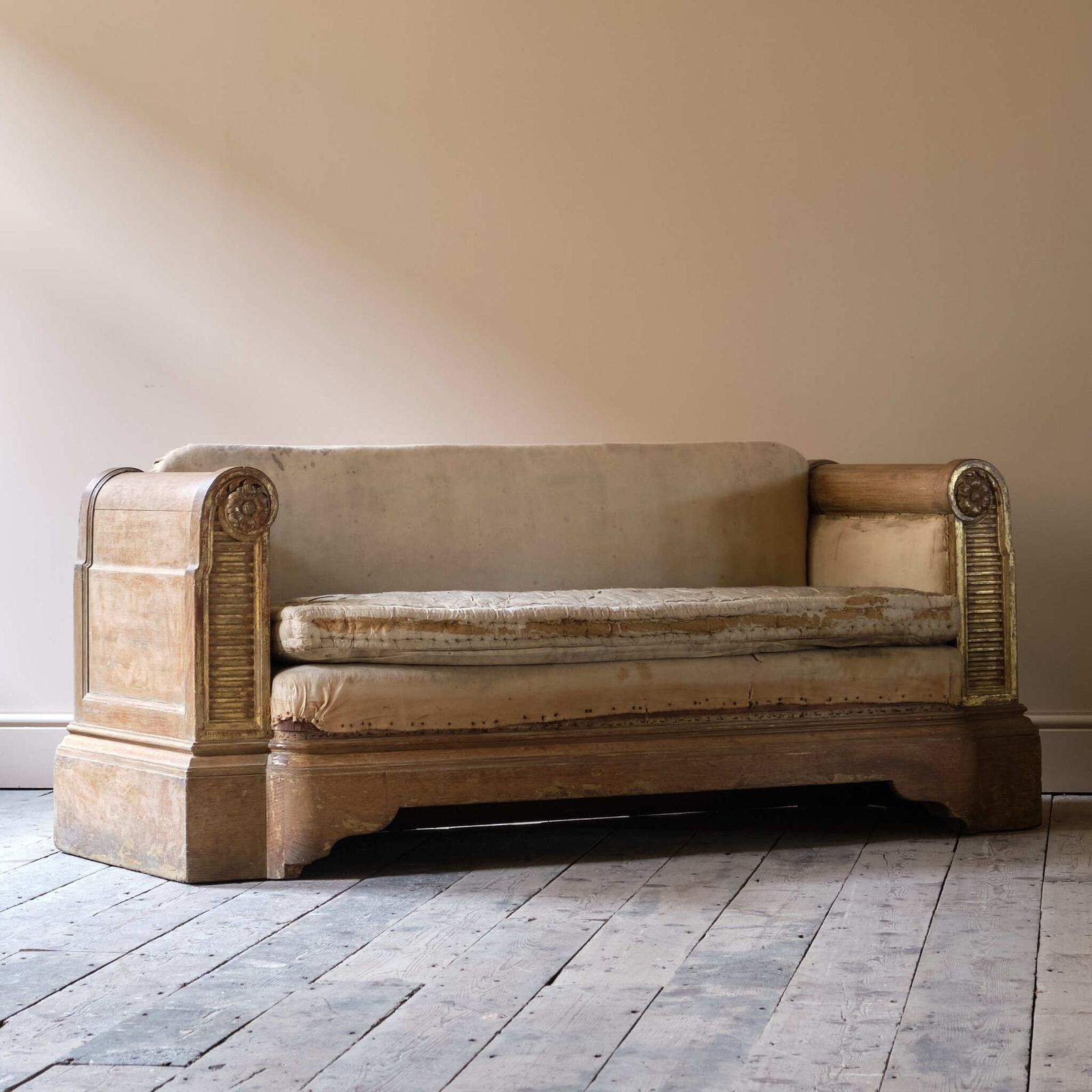 Early 20th Century Oak Sofa, 1910s photo 1800.0