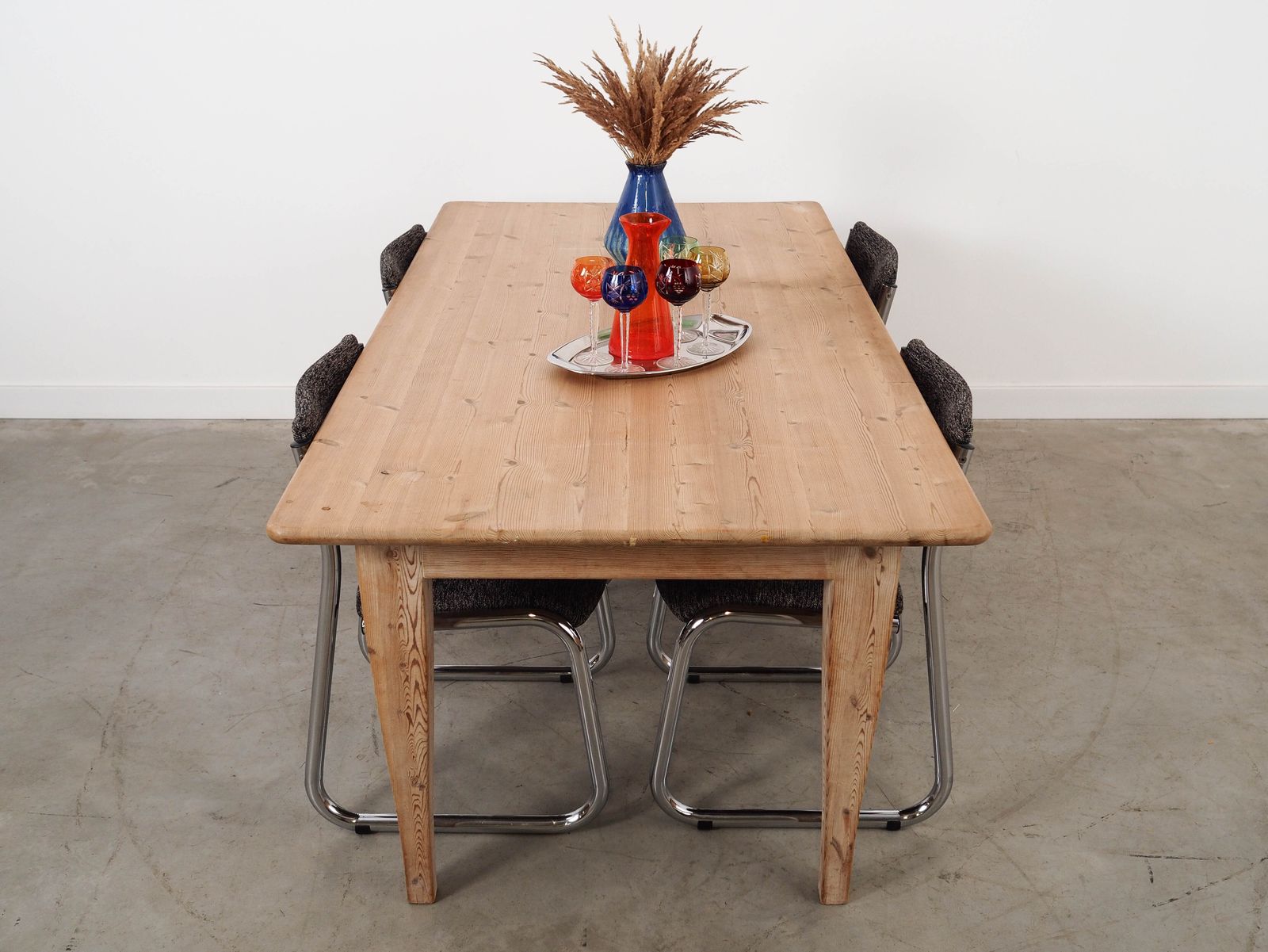 Grenen tafel, Deens design, jaren 1990, gemaakt in Denemarken. photo Meubels