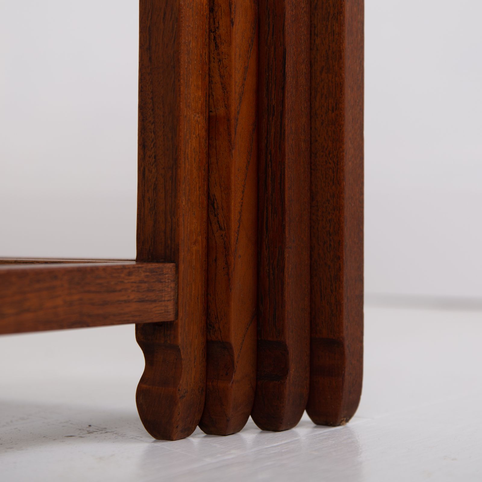 Art Deco Nest Of Four Side Tables In Teak photo vinterior
