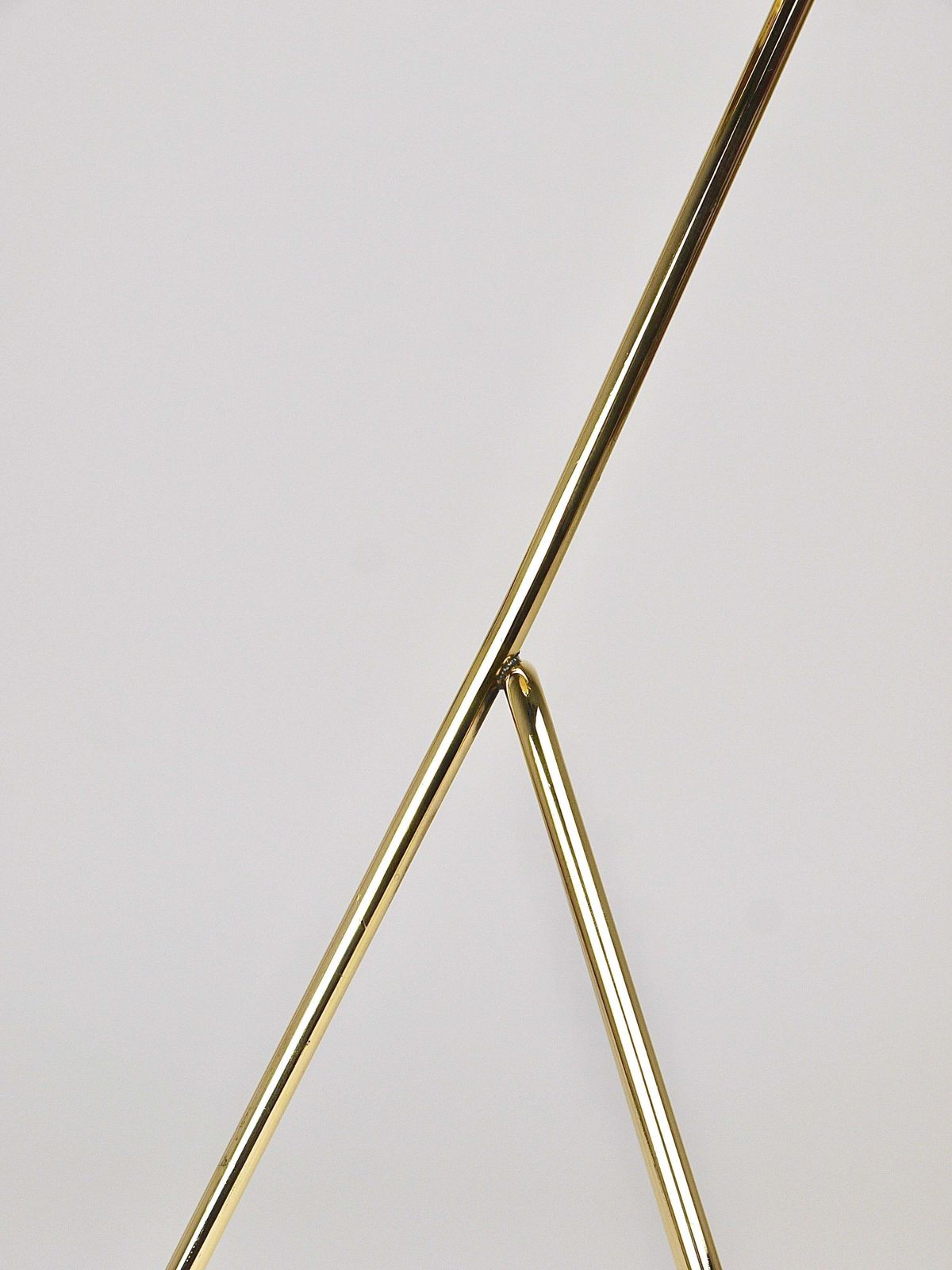 Rare Carl Auböck Brass Standing Floor Ashtray, Smoking Stand, Austria, 1950s. photo Home Decor
