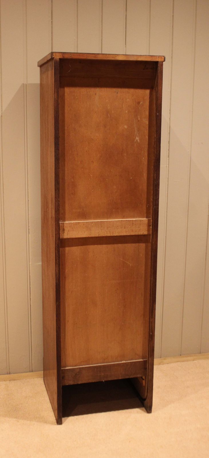 photo vinterior Single French Oak Tambour Front Filing Cabinet