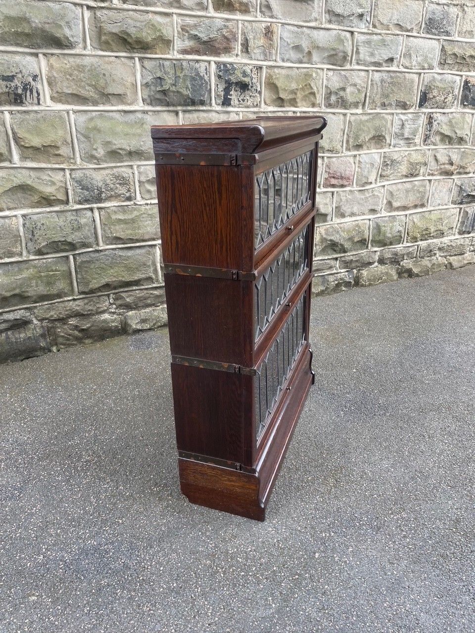 photo furniture Antique Oak Globewernicke Stacking Library Bookcase