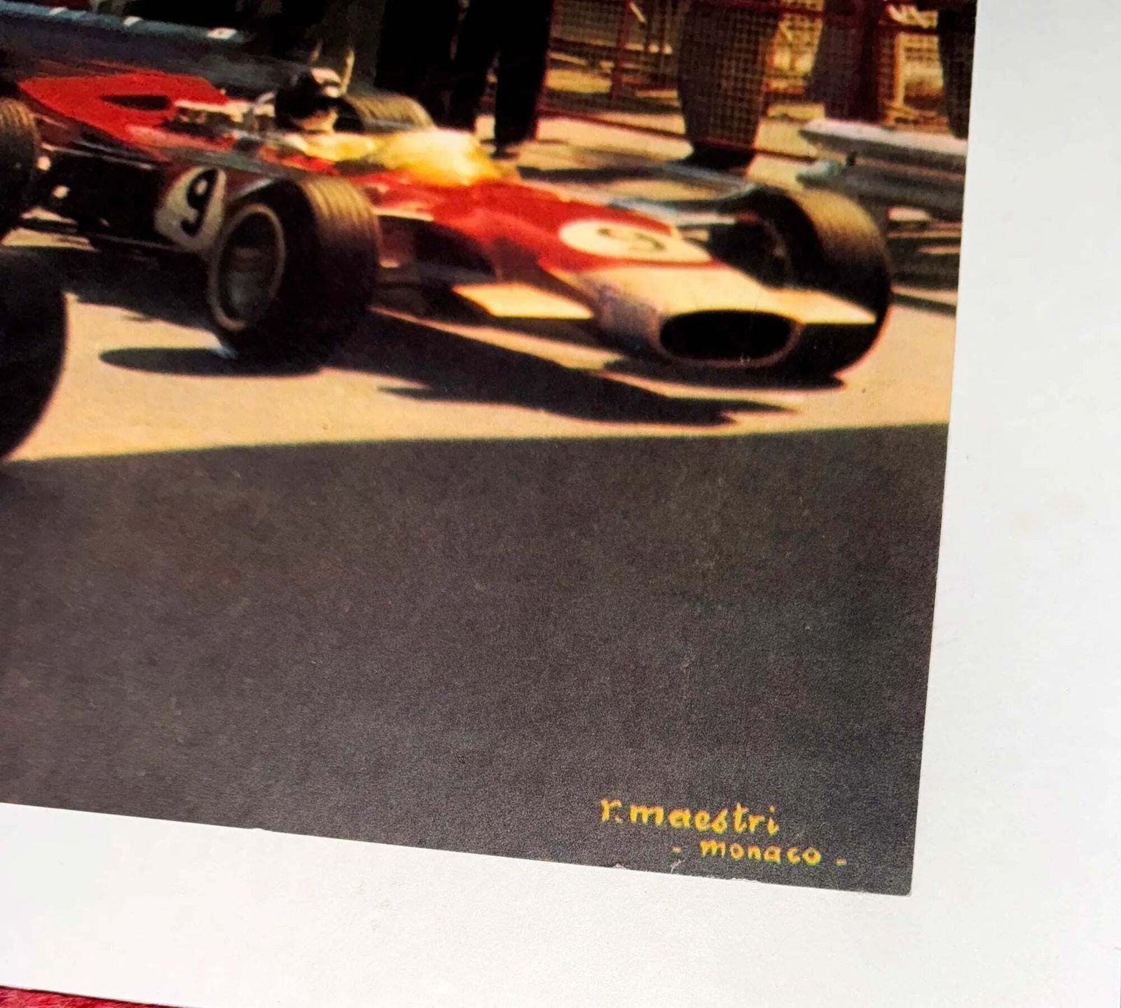 Original 1969 Monaco Grand Prix Poster By Maestri On Linen photo 2739.0