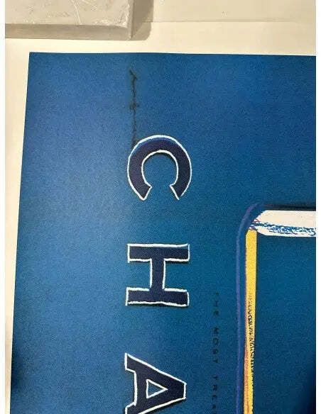 Affiche Pop Art Andy Warhol Chanel No 5 Perfume, bleue et noire photo 574.0