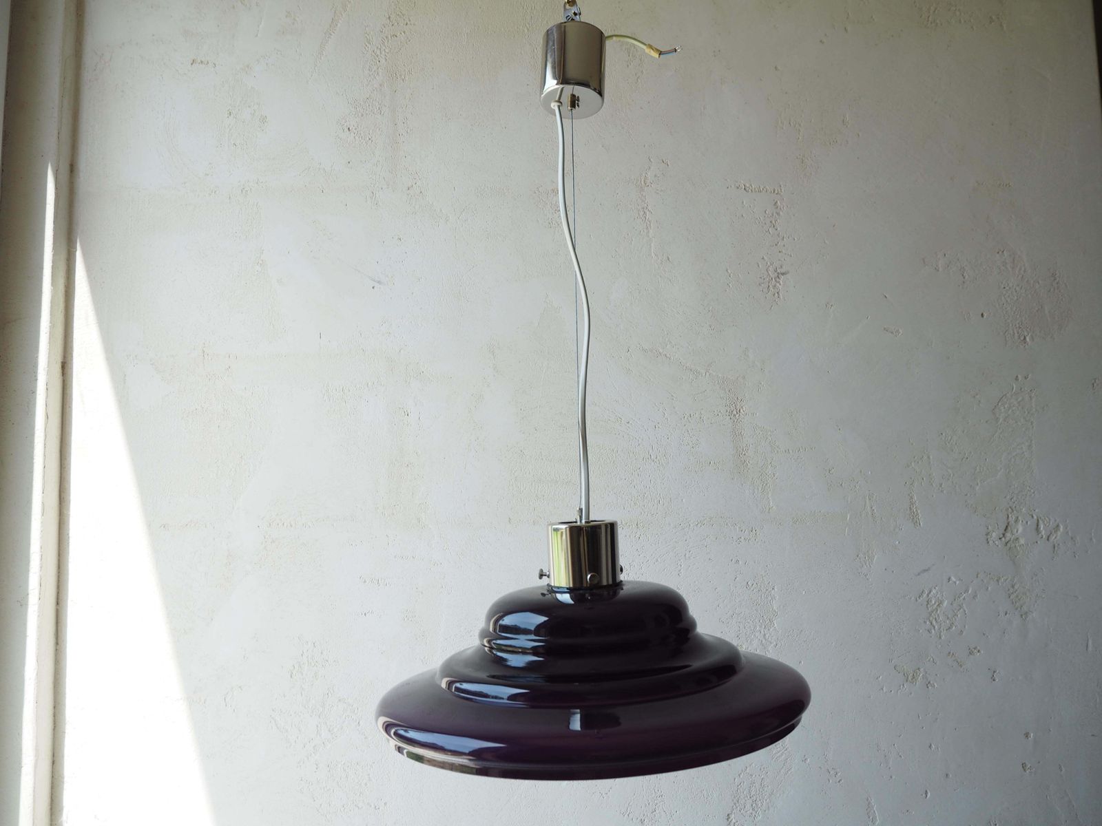 Mid-Century glazen kroonluchter, Tsjecho-Slowakije, jaren 1960. photo furniture