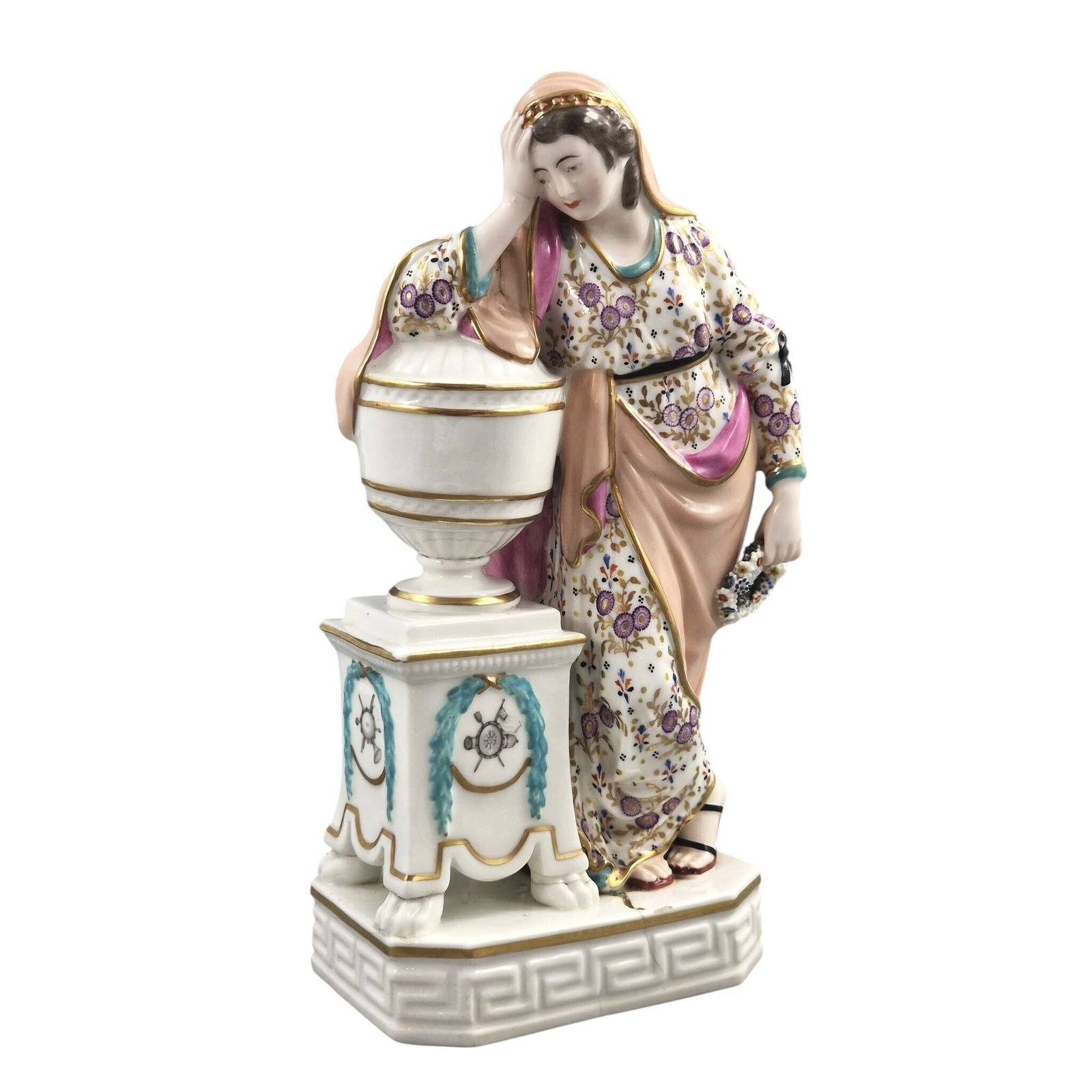 Zeldzaam Derby-porseleinen figuur van Andromache, modelnr. 100, ca. 1778 photo furniture
