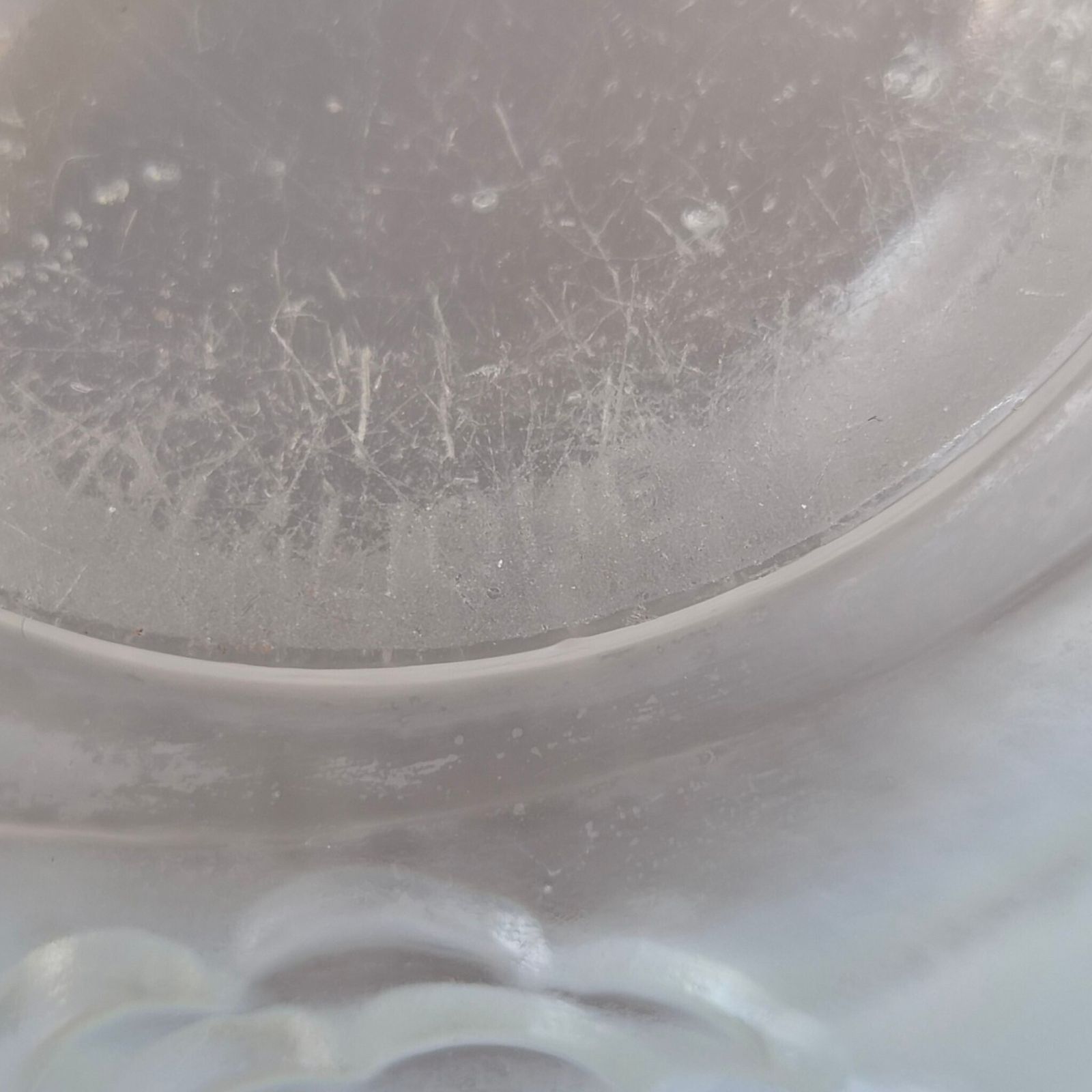 1100.0 Franse Lalique "Renoncules" Opalescent Glazen Vaas, Midden 20e Eeuw photo