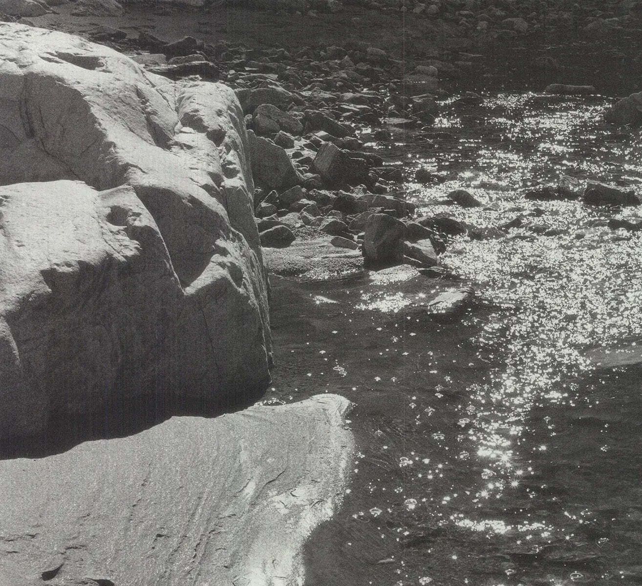 Affiche offset Ansel Adams Deep Canyon Stream 1992 photo for sale