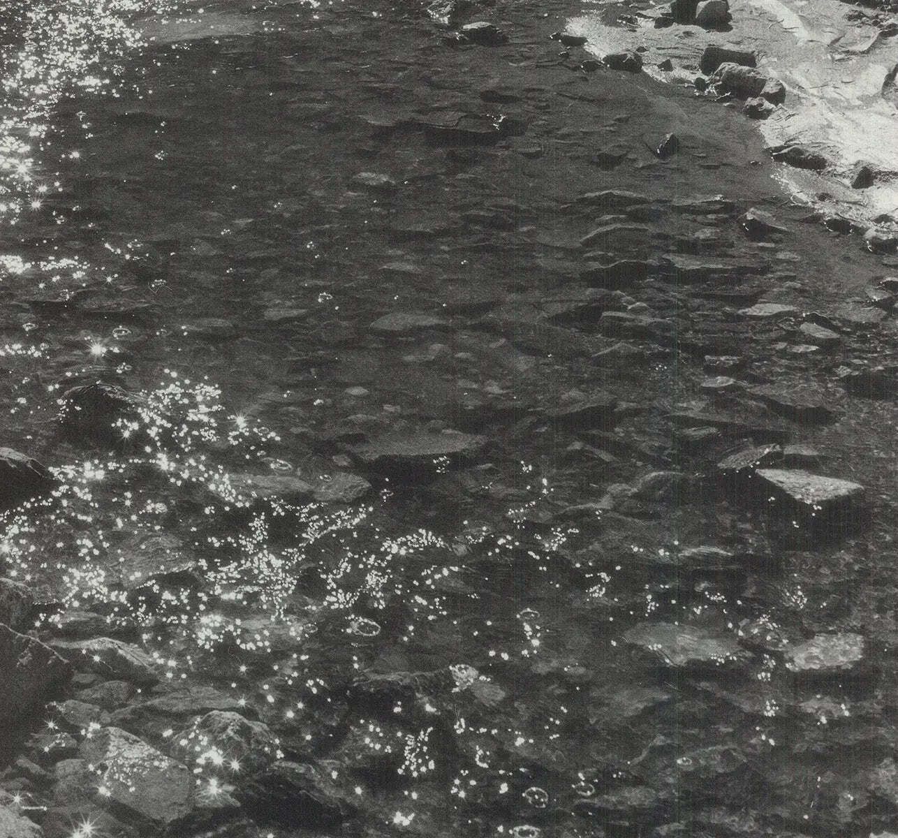 Affiche offset Ansel Adams Deep Canyon Stream 1992 photo Art