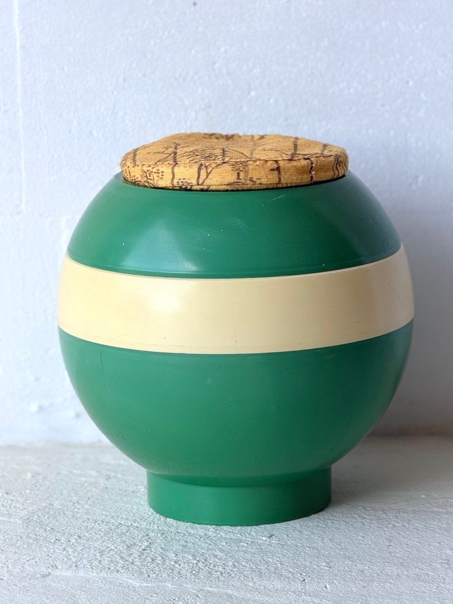 Space Age Plastic Kruk en Opbergbox, Tsjecho-Slowakije, jaren 1970 photo for sale