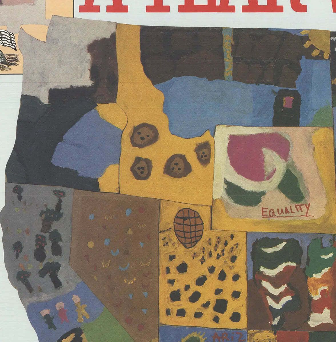A Year With Children 1989 Guggenheim Museum Offset Lithograph Poster photo furniture