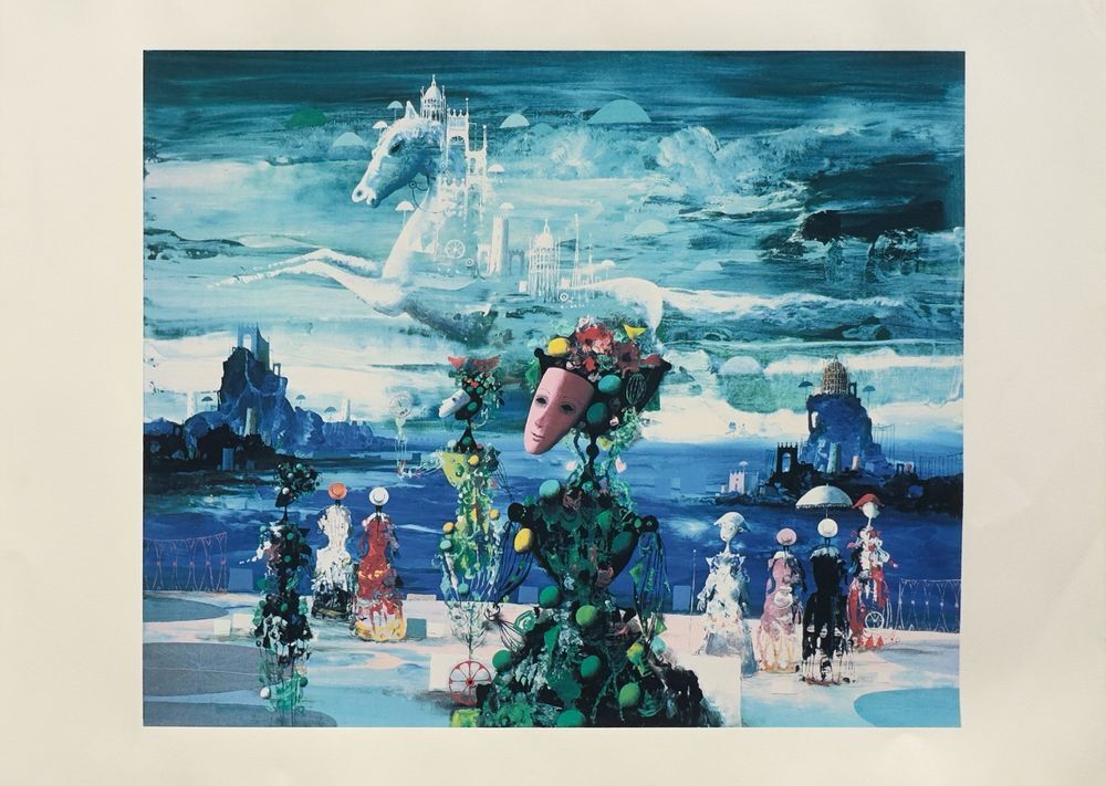 Sérigraphie Carnaval 1980 de Jean Calogero