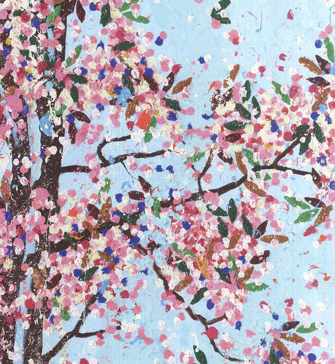 Original Damien Hirst Wonderful World Blossom 2021 Offset Lithograph Poster photo Kunst