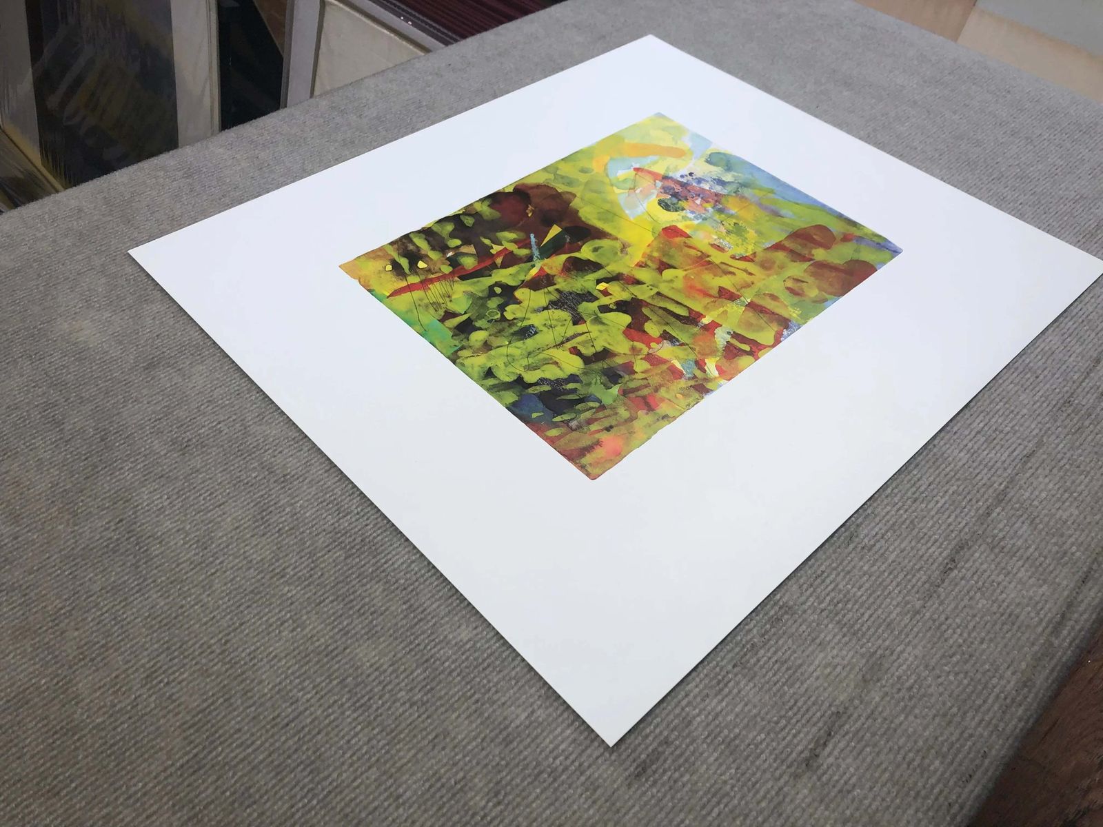 Lithographie offset Gerhard Richter Ibm G.El.2, 1987 photo vinterior